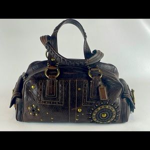 Coach Mia Studded Satchel Handbag